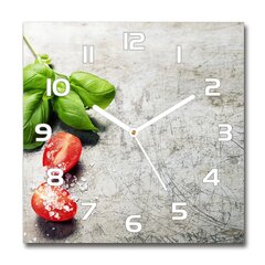 Klaasist seinakell Tomatid ja basiilik hind ja info | Kellad | kaup24.ee