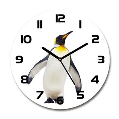 Klaasist seinakell Pingviin, 30cm hind ja info | Kellad | kaup24.ee
