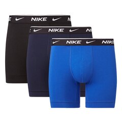 Nike meeste bokserid EVERYDAY COTTON STRETCH 3pk, must-tumesinine-sinine hind ja info | Meeste aluspesu | kaup24.ee