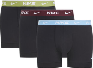 Nike meeste bokserid EVERYDAY COTTON STRETCH TRUNK 3pk, must цена и информация | Мужские трусы | kaup24.ee