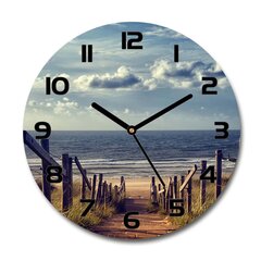 Настенные часы, Путь к пляжу, 40x118см цена и информация | Часы | kaup24.ee