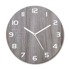 Klaasist seinakell Puit, 30cm цена и информация | Часы | kaup24.ee