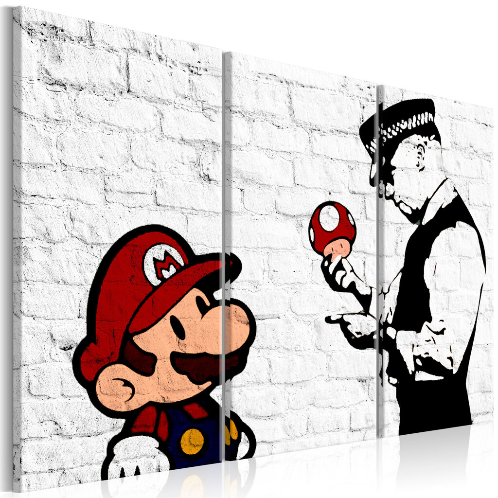 Maal - Mario Bros (Banksy) цена и информация | Seinapildid | kaup24.ee