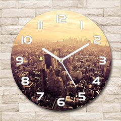 Klaasist seinakell Manhattan New York, 30cm цена и информация | Часы | kaup24.ee