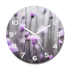 Klaasist seinakell Murulauk lilled, 30cm цена и информация | Часы | kaup24.ee