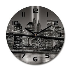 Klaasist seinakell Manhattan New York, 30cm цена и информация | Часы | kaup24.ee