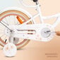 Tüdrukute jalgratas Sun Baby 16-tolline, valge hind ja info | Jooksurattad | kaup24.ee
