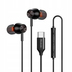 Mcdodo kõrvaklapid mikrofoniga USB-C DAC, mustad hind ja info | Kõrvaklapid | kaup24.ee