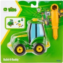 Traktor koos kruvikeerajaga John Deere Johnny, 47208 hind ja info | Poiste mänguasjad | kaup24.ee