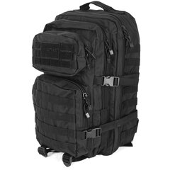 Matkakott Velcro rihmadega, Mil-Tec, US Assault Pack LG, must, 36l hind ja info | Spordikotid, seljakotid | kaup24.ee