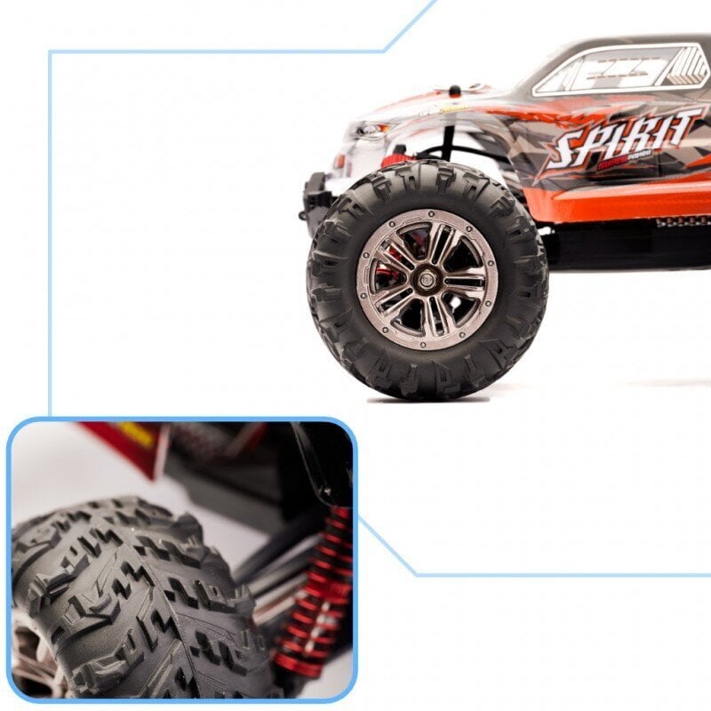 RC Car Q901 Harjadeta 1:16 2,4G 4CH 52km/h Punane hind ja info | Poiste mänguasjad | kaup24.ee