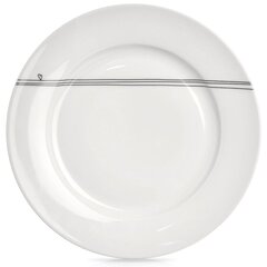Фарфоровая тарелка, белая, 27 см цена и информация | Посуда, тарелки, обеденные сервизы | kaup24.ee