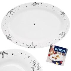Фарфоровая тарелка, 35x23.5 см цена и информация | Посуда, тарелки, обеденные сервизы | kaup24.ee