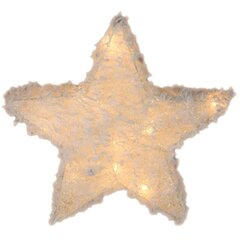 рождественская звезда, 45 см 10 светодиодов цена и информация | Декорации | kaup24.ee