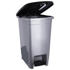 Контейнер для мусора, 15 л, серый цена и информация | Мусорные баки | kaup24.ee