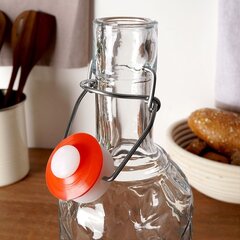 стеклянная бутылка, 1,1 л цена и информация | Столовые и кухонные приборы | kaup24.ee
