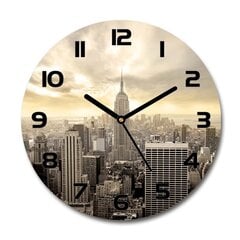 Klaasist seinakell Manhattan New York, 30cm цена и информация | Часы | kaup24.ee