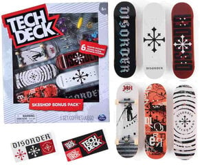Mängukomplekt Tech Deck Bonus Pack Disorder цена и информация | Развивающий мелкую моторику - кинетический песок KeyCraft NV215 (80 г) детям от 3+ лет, бежевый | kaup24.ee