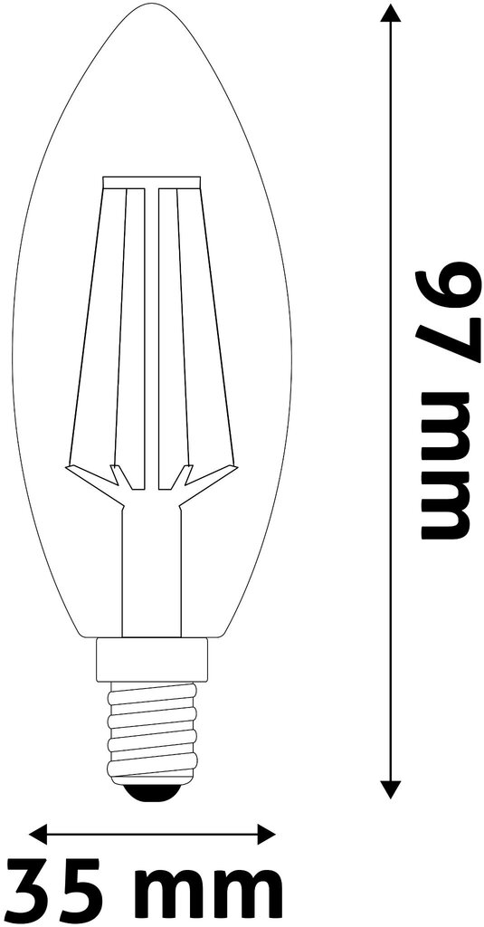 LED lamp Avide 6,5W E14 4000K цена и информация | Lambipirnid, lambid | kaup24.ee