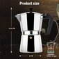 Kohvimasin, 300 ml, alumiiniumist цена и информация | Kohvikannud, teekannud | kaup24.ee