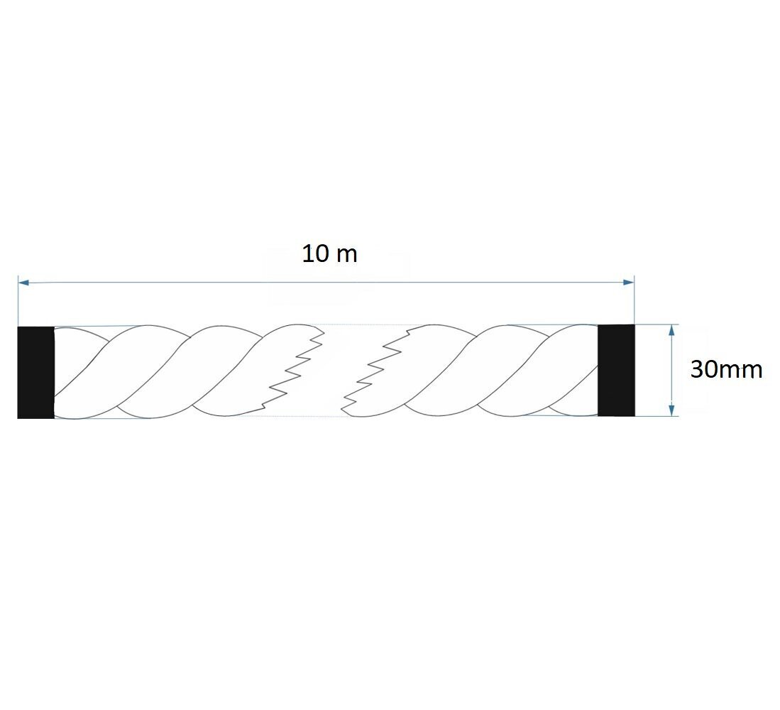 Džuudi köis 30mm, 10 m hind ja info | Aiatööriistad | kaup24.ee