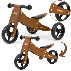 Milly Mally Jake tasakaaluratas 10" Brown цена и информация | Трехколесные велосипеды | kaup24.ee