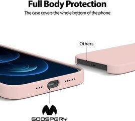 Telefoniümbris Mercury Silicone Case Samsung S928 S24 Ultra, roosa hind ja info | Telefoni kaaned, ümbrised | kaup24.ee