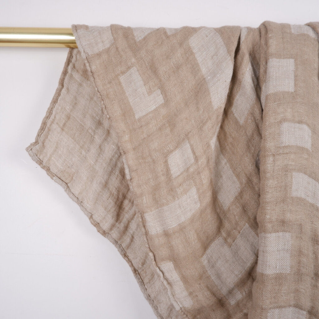 Norravilla linane rätik Squares, 65x100 cm hind ja info | Rätikud, saunalinad | kaup24.ee
