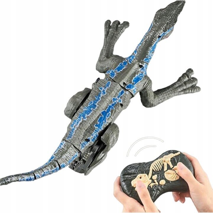 Velociraptor dinosaurus kaugjuhtimispult usb port helid QX024SZ hind ja info | Poiste mänguasjad | kaup24.ee