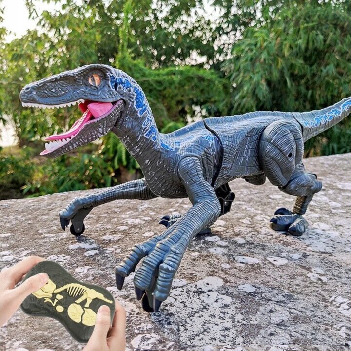 Velociraptor dinosaurus kaugjuhtimispult usb port helid QX024SZ hind ja info | Poiste mänguasjad | kaup24.ee