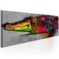 Maal - Colourful Alligator hind ja info | Seinapildid | kaup24.ee