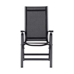 Складное садовое кресло Лили, черное цена и информация | Садовые стулья, кресла, пуфы | kaup24.ee