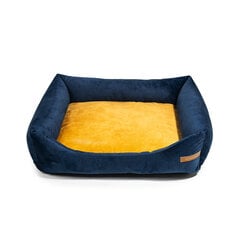 Кровать Otto темно-синяя + ортопедический матрас Yellow S цена и информация | Лежаки, домики | kaup24.ee