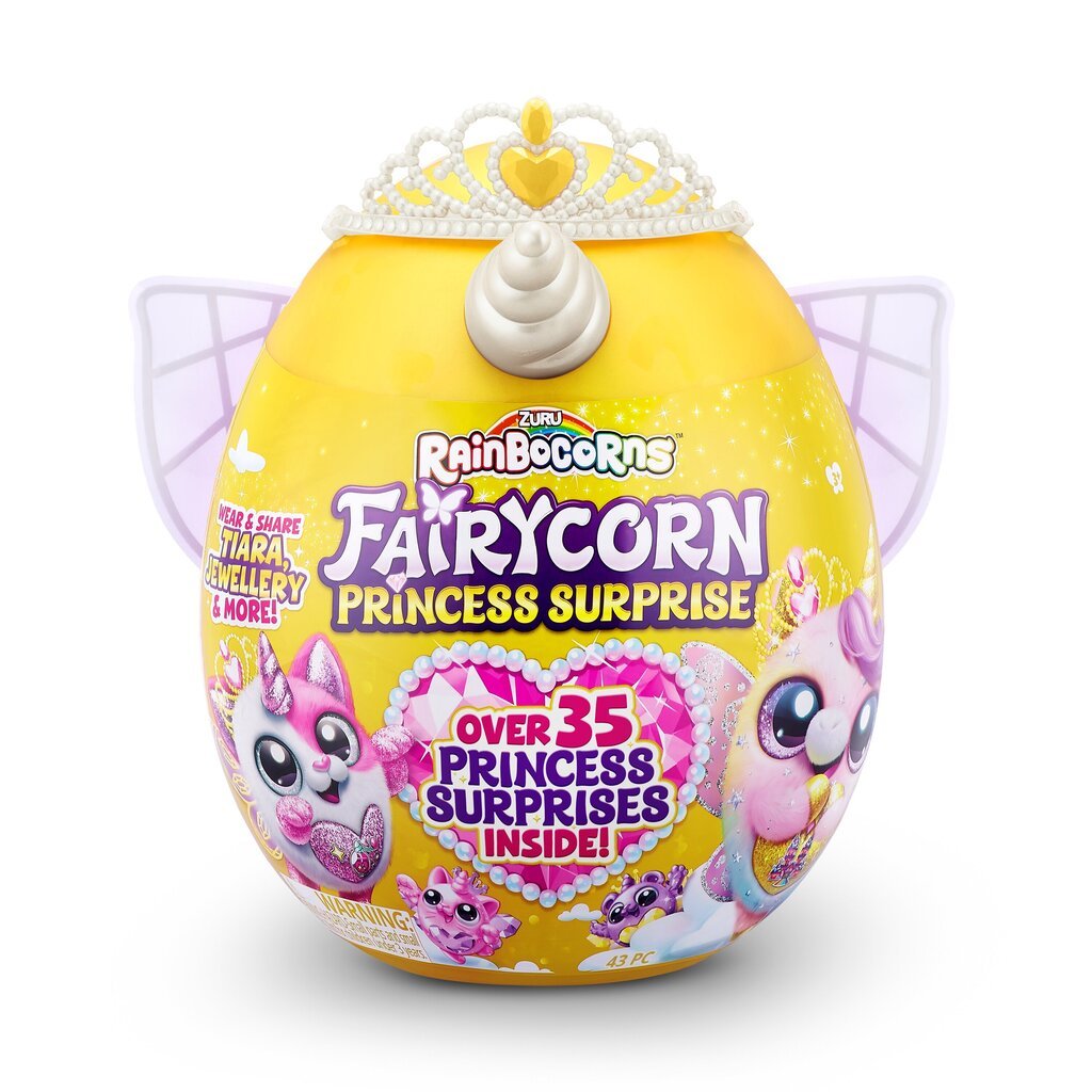 Pehme mänguasi koos tarvikutega Rainbowcorns Fairycorn Princess Series 6 hind ja info | Tüdrukute mänguasjad | kaup24.ee