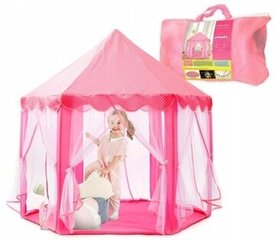 Детская палатка Kruzzel N6104, розовая цена и информация | Детские игровые домики | kaup24.ee