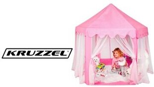Детская палатка Kruzzel N6104, розовая цена и информация | Детские игровые домики | kaup24.ee