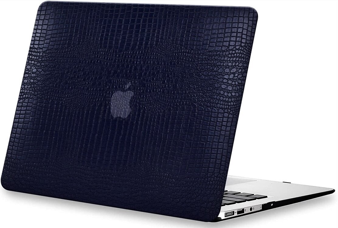 Kaaned MacBook Pro 13 2020-2016 M2/M1 nahast mereväe sinine цена и информация | Tahvelarvuti kaaned ja kotid | kaup24.ee