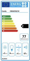 Традиционная вытяжка Candy CBG6250/1X 620 m3/h цена и информация | Вытяжки на кухню | kaup24.ee