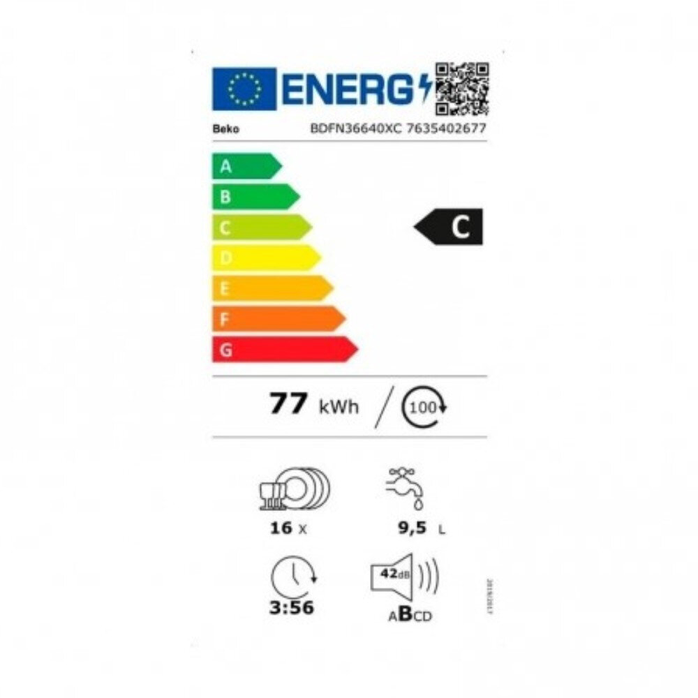 Beko BDFN36640XC цена и информация | Nõudepesumasinad | kaup24.ee