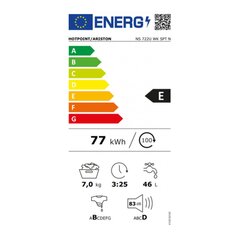 Стиральная машина Hotpoint-Ariston NS722UWKSPTN Белый 1200 rpm 7 kg цена и информация | Стиральные машины | kaup24.ee