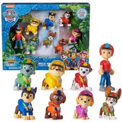 Kujukeste komplekt Paw Patrol Jungle Pups Spin Master, 8 tk цена и информация | Развивающий мелкую моторику - кинетический песок KeyCraft NV215 (80 г) детям от 3+ лет, бежевый | kaup24.ee