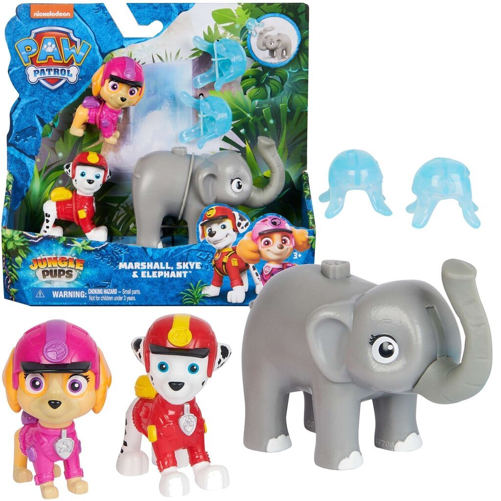 Kujukeste komplekt Paw Patrol Jungle Pups Skye Marshall hind ja info | Poiste mänguasjad | kaup24.ee