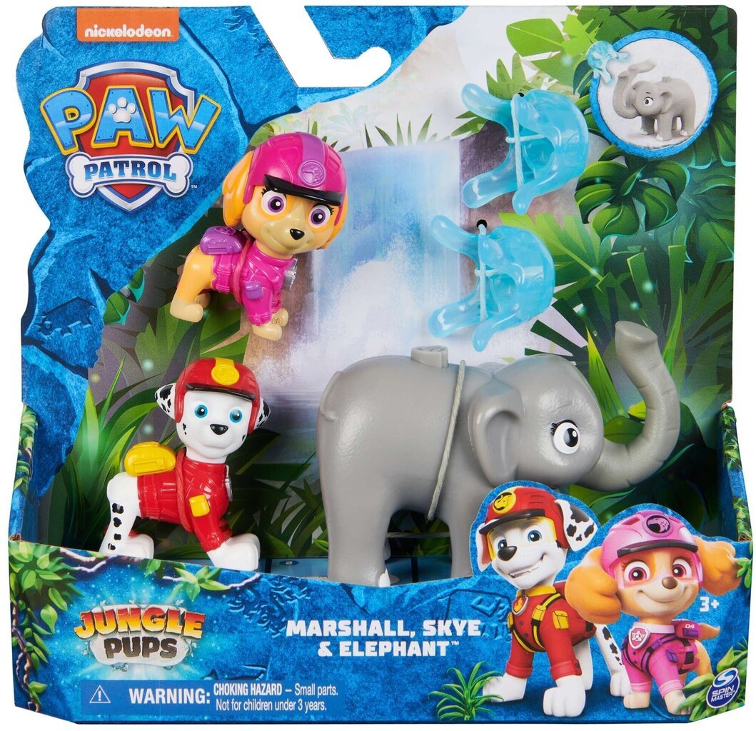 Kujukeste komplekt Paw Patrol Jungle Pups Skye Marshall hind ja info | Poiste mänguasjad | kaup24.ee