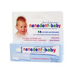 Hambapasta lastele Nenedent-Baby, 20ml цена и информация | Для ухода за зубами | kaup24.ee