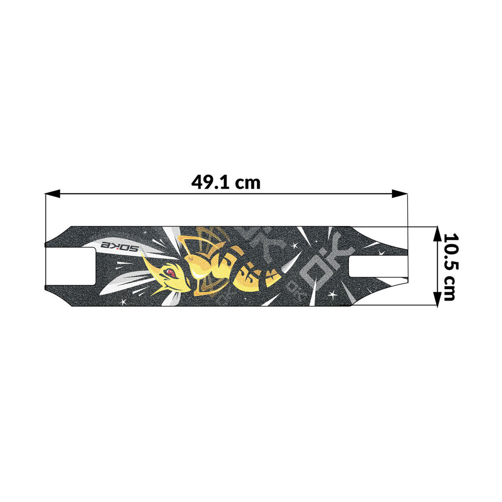 Tõukeratta haardeteip Soke Hornet XTR, 801114, must цена и информация | Tõukerattad | kaup24.ee