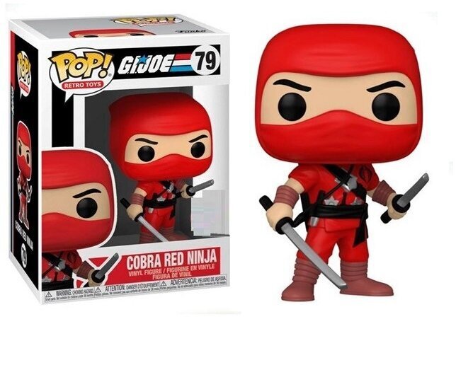 Filmi kangelane Retro Toys GI Joe Cobra Red Ninja 79 Funko POP! hind ja info | Fännitooted mänguritele | kaup24.ee