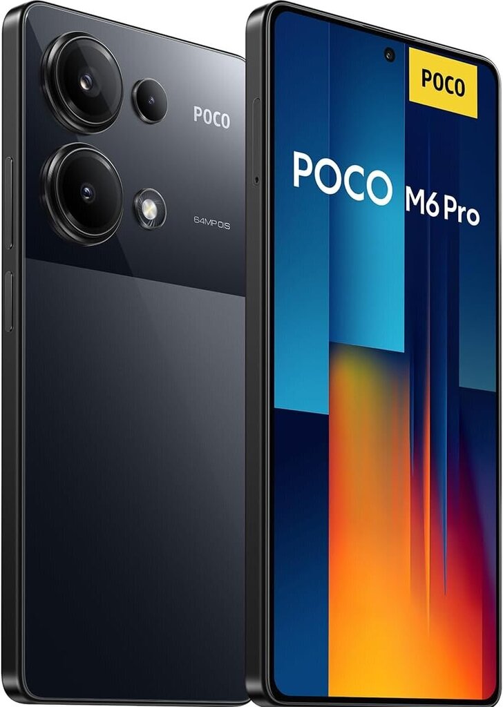 Poco M6 Pro 8/256gb Black цена и информация | Telefonid | kaup24.ee