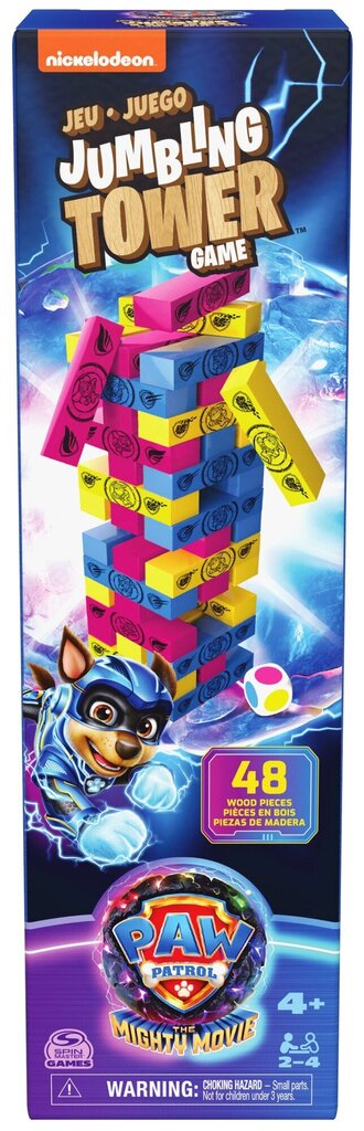 Lauamäng Spin Master Paw Patrol Jumbling Tower hind ja info | Lauamängud ja mõistatused | kaup24.ee