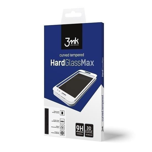 3MK HardGlassMax iPhone XS Black цена и информация | Ekraani kaitsekiled | kaup24.ee