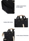 Ema seljakott, must, 39 x 40 cm hind ja info | Vankrite tarvikud | kaup24.ee